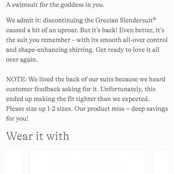 Land's End One piece Grecian slender swimsuit soft
Deep navy mosaic floral Var - Picture 5 of 6